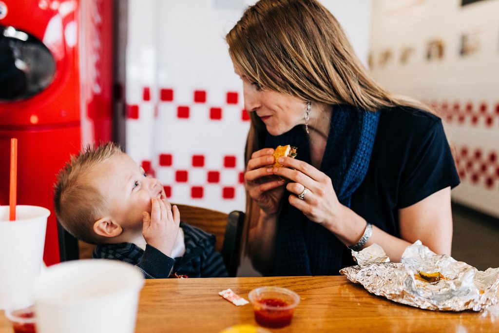 mom and son lunch date photos