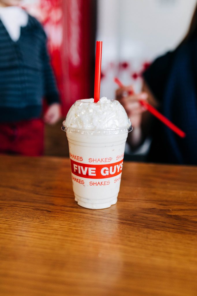 milkshake lunch date photo session