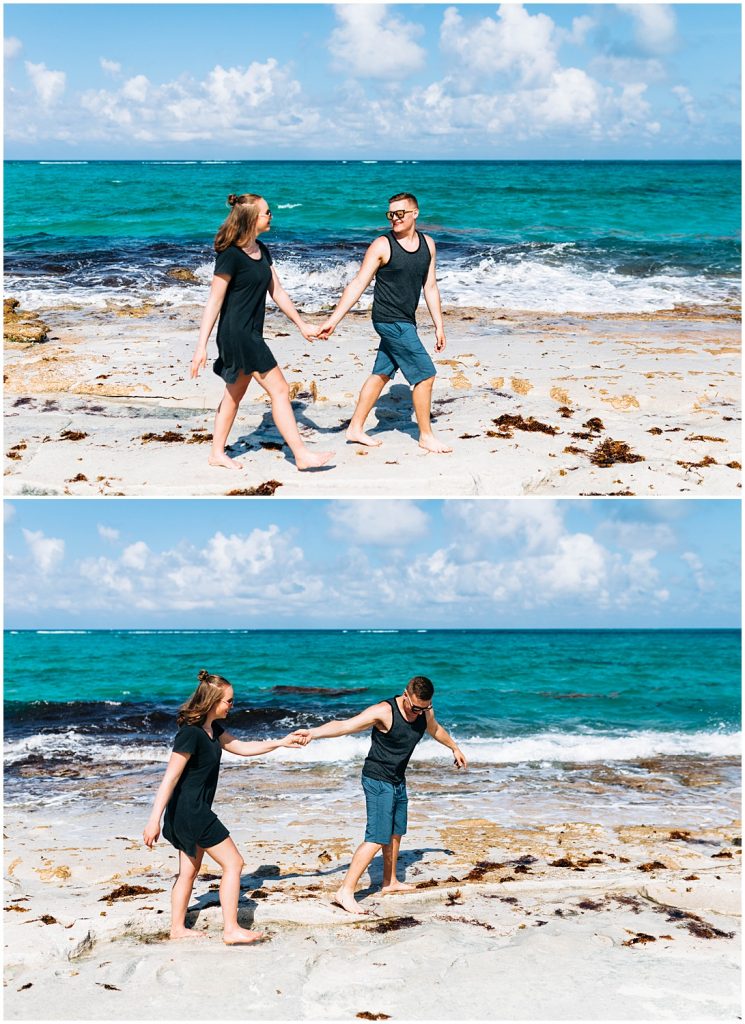 couples portrait session in the bahamas