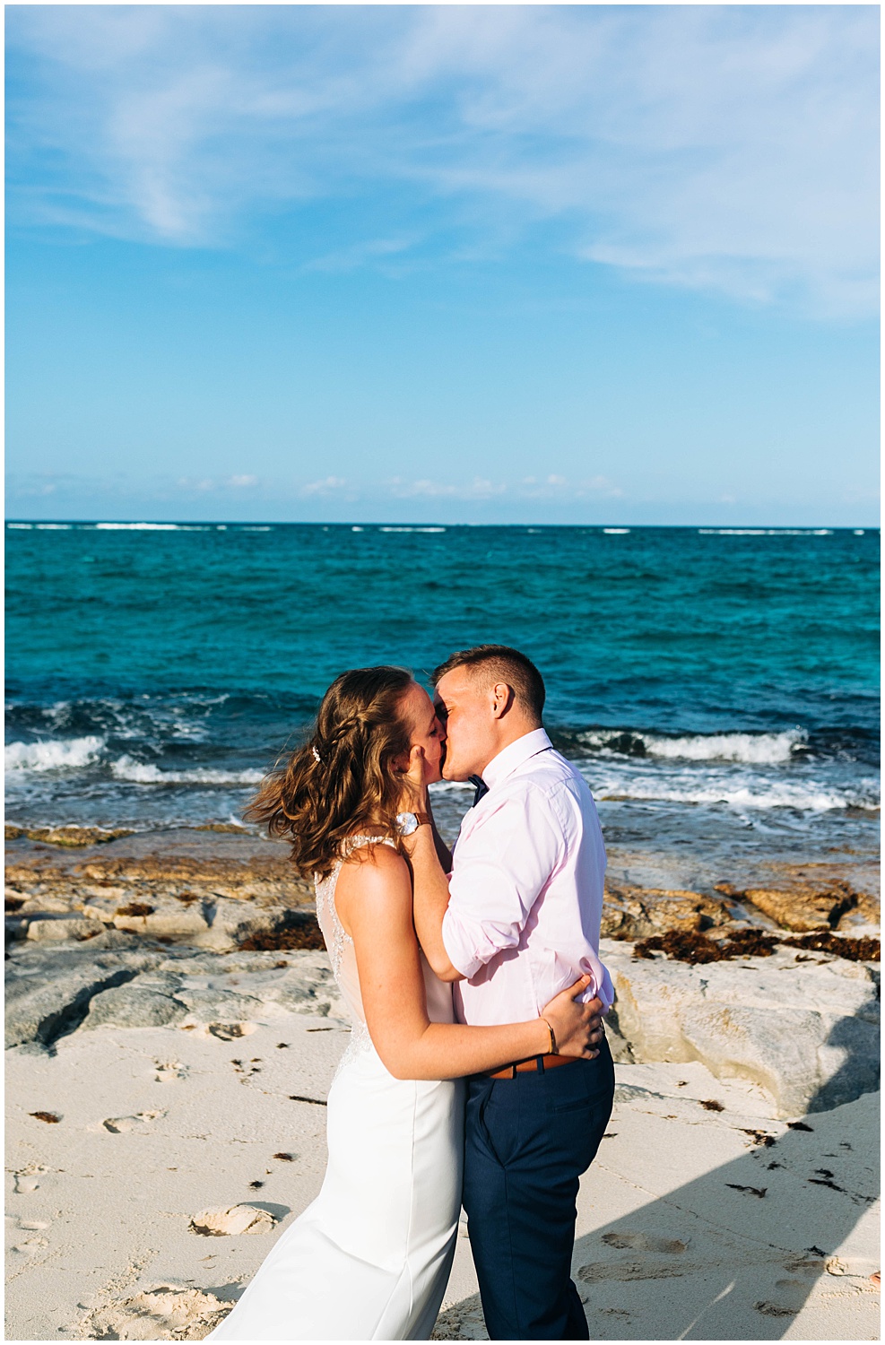 elopement ceremony on green turtle cay in the bahamas