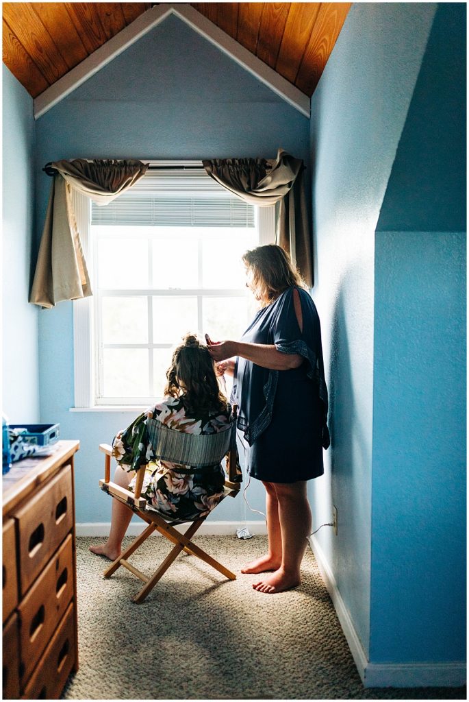 green turtle cay elopement hair and make up