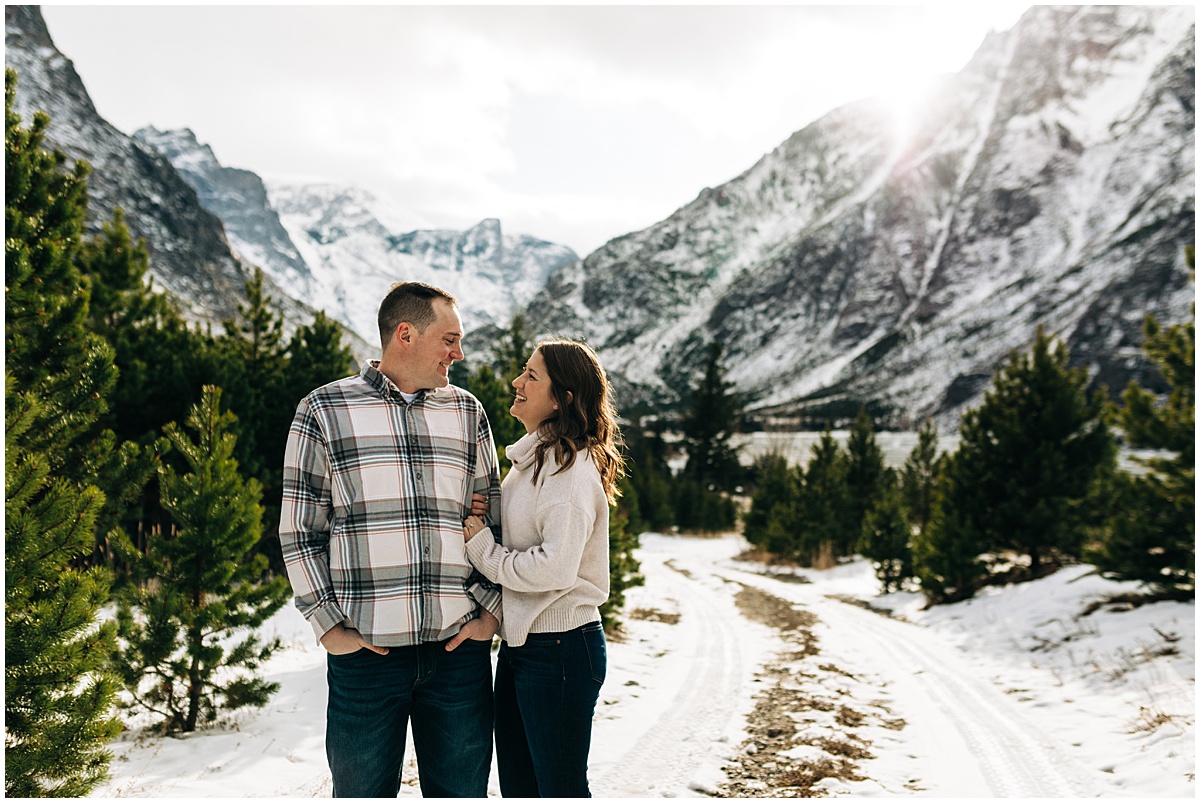 engagement session in montana