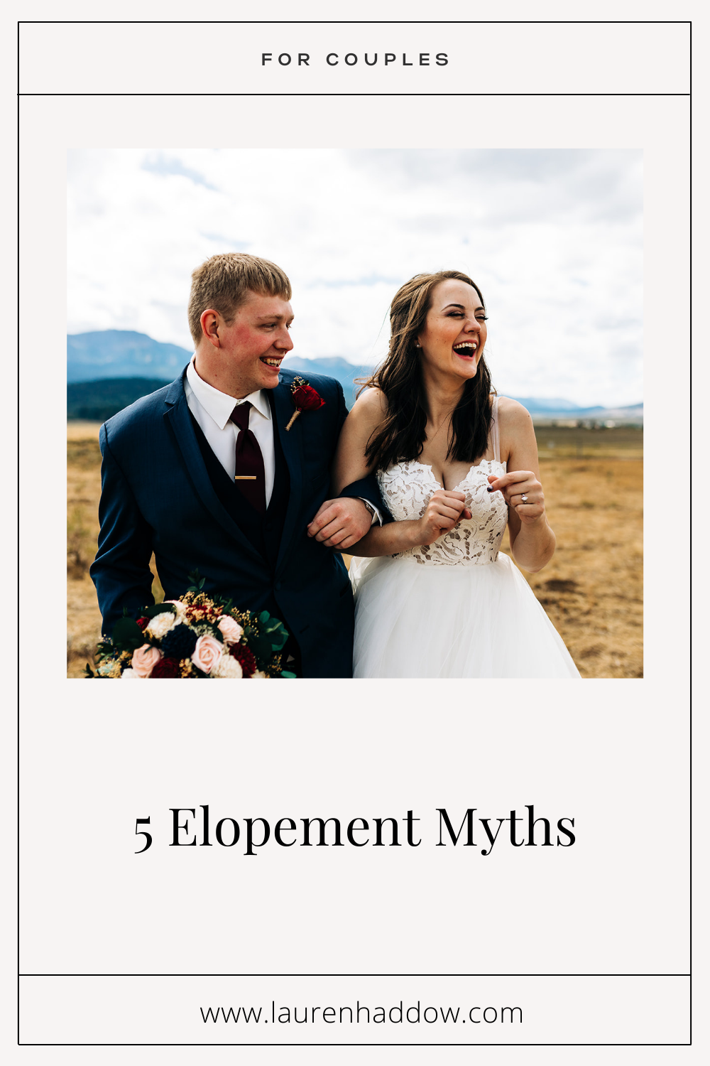 5 myths about elopements